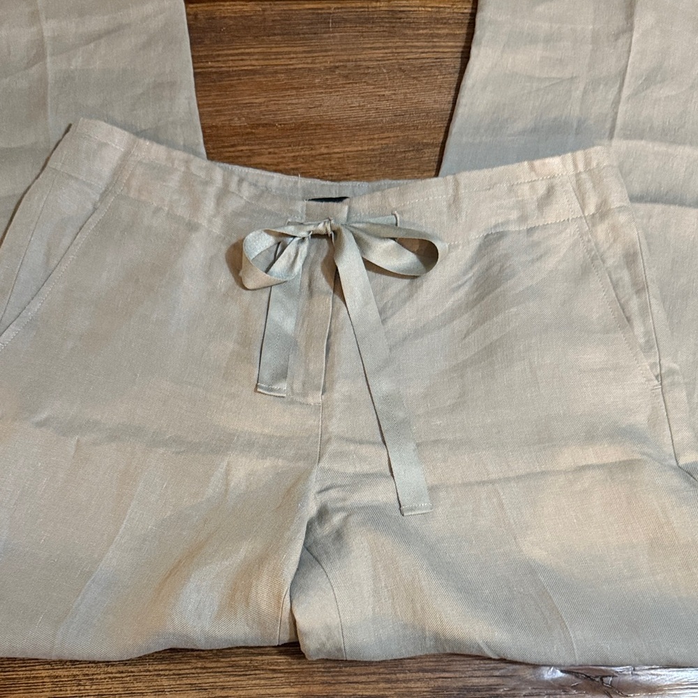 Talbots Green Cropped Ankle Pants - Picture 2 of 7